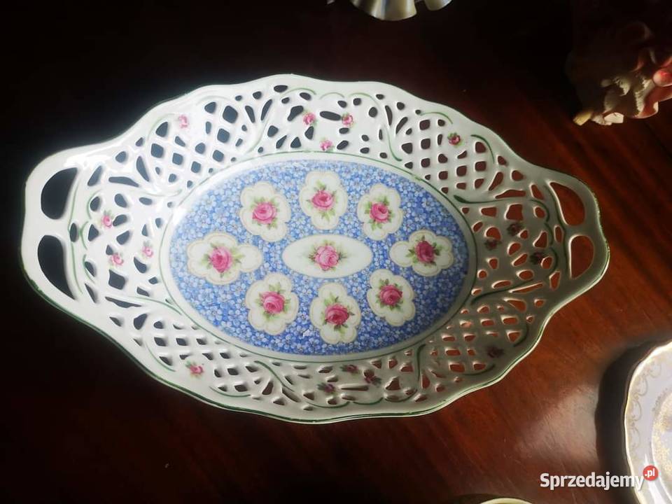 Ażurowa patera owalna Schumann Gdańsk