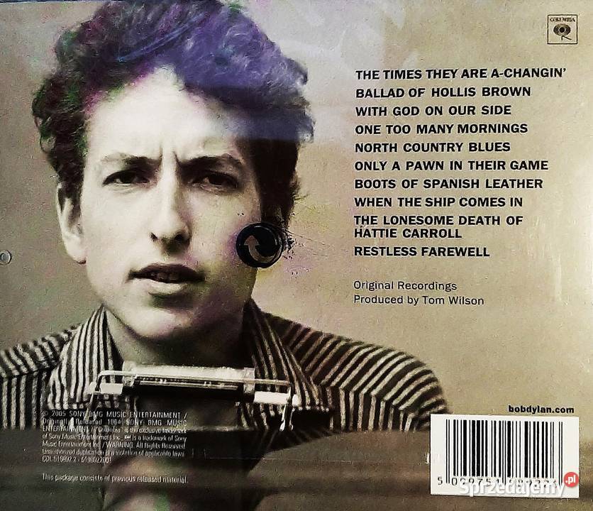 Album CD Bob Dylan The Times They Are A Chngin