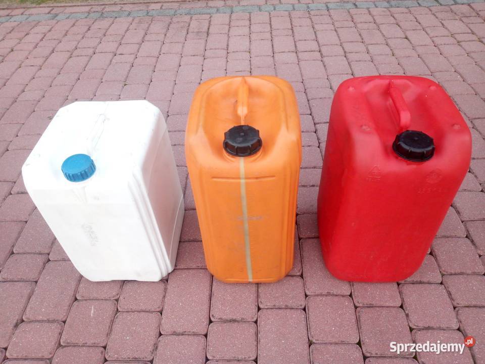 BAŃKI BECZKI kanistry plastikowe metalowe
