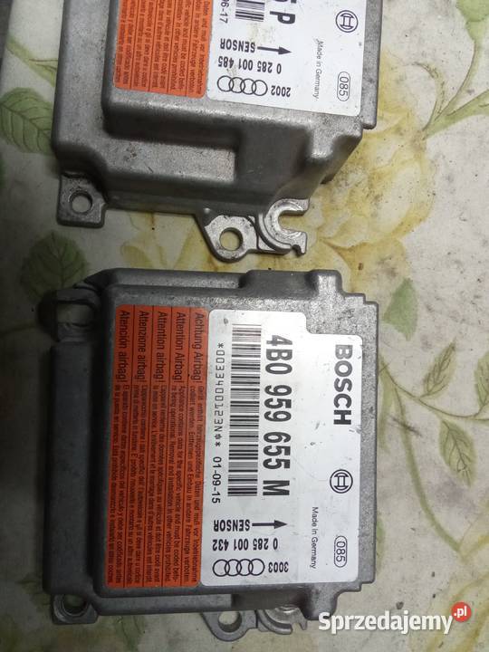 Sensor airbag moduł poduszek powietrznych VW Nowe Miasto Lubawskie