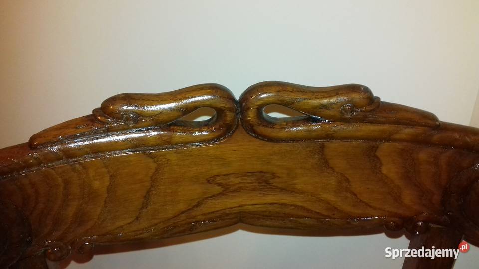 KRZEŁA BIEDERMEIER DĄB OKOŁO 1840 POLSKA Orneta