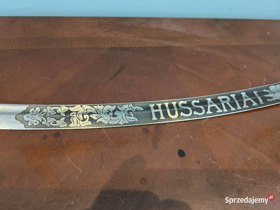 Piękna szabla polska Hussaria Jessus Maria Josef łódzkie Łódź sprzedam