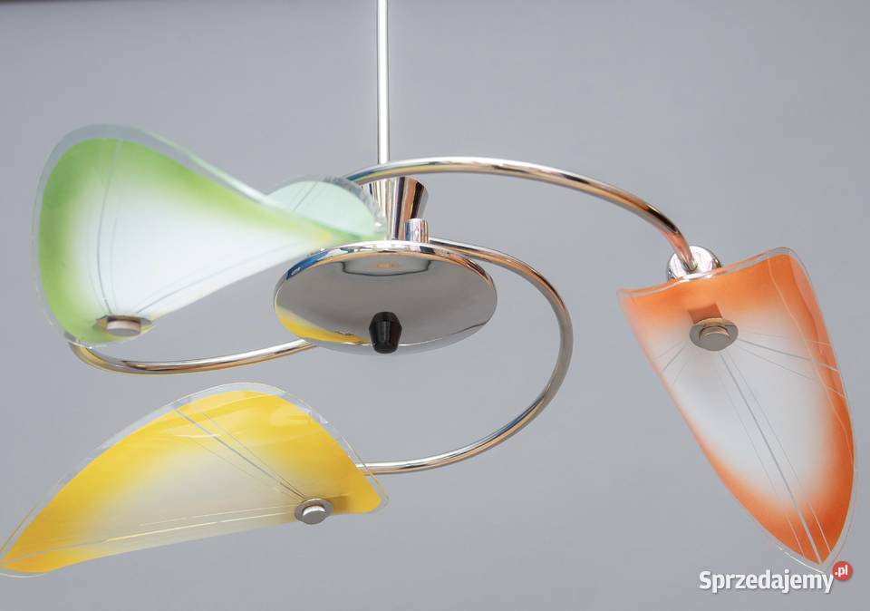Żyrandol lata 60 Look PopArt MidCentury Vintage śląskie