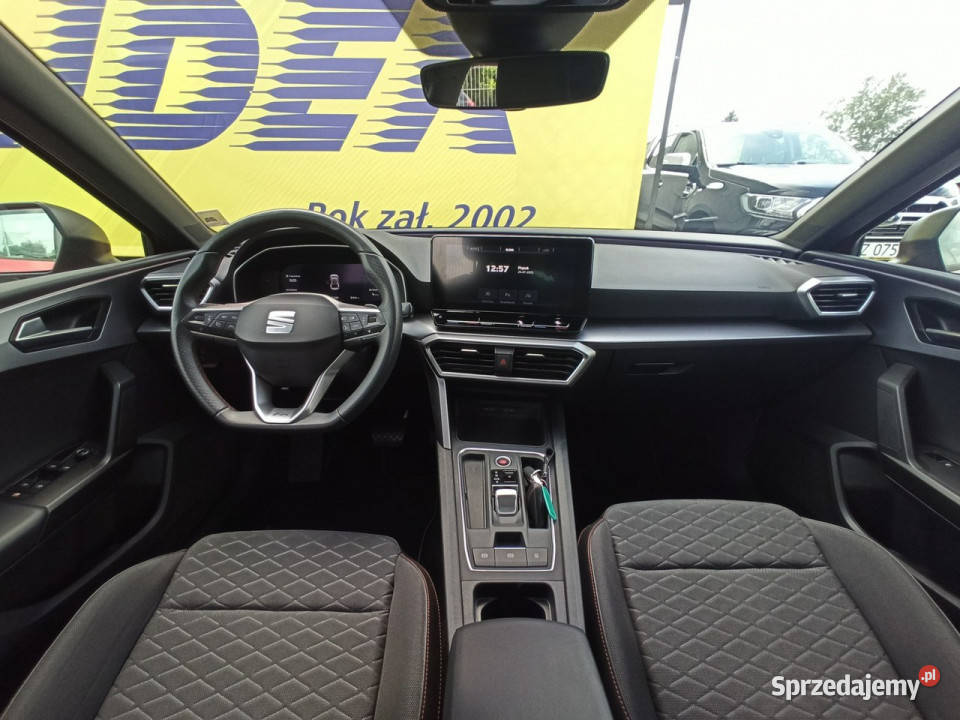 Seat Leon na gwarancji do 2027 23 VAT salon I ASR (kontrola trakcji)