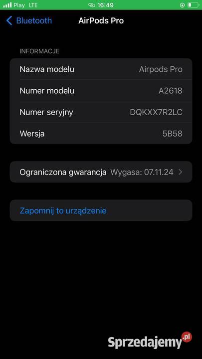 Słuchawki Apple airpods 2 pro Warszawa