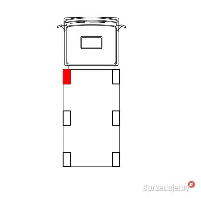 Słupek Blueline 800 mm IL przód lewy bez Przysieka Polska sprzedam