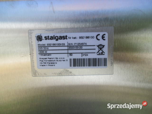 Stół Grzewczy STALGAST 1006090 Ostrów Wielkopolski