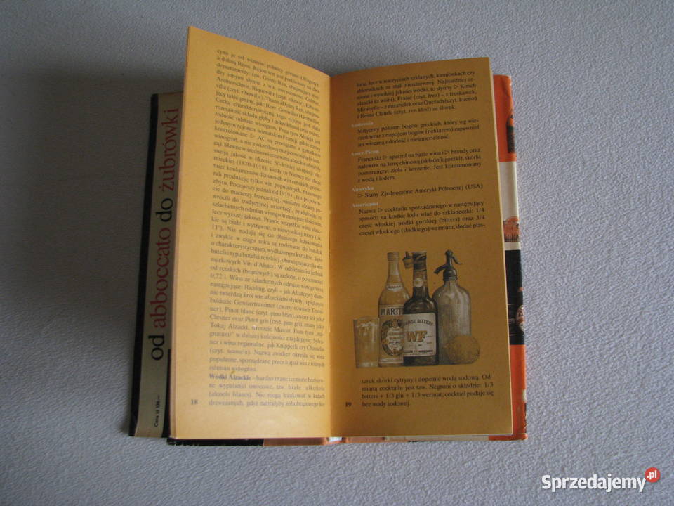 abboccato do żubrówki Wszystko o napojach Jan Rok wydania 1978 Książki i Podręczniki