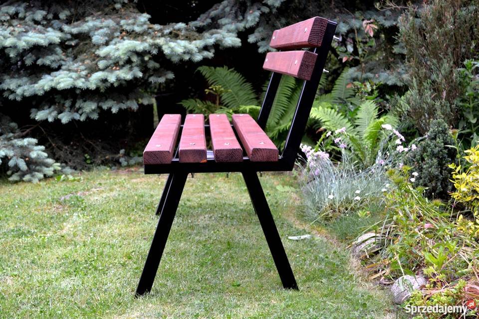 ŁAWKA stalowa PARKOWA OGRODOWA MIEJSKA 180 W043 Miejsce Piastowe