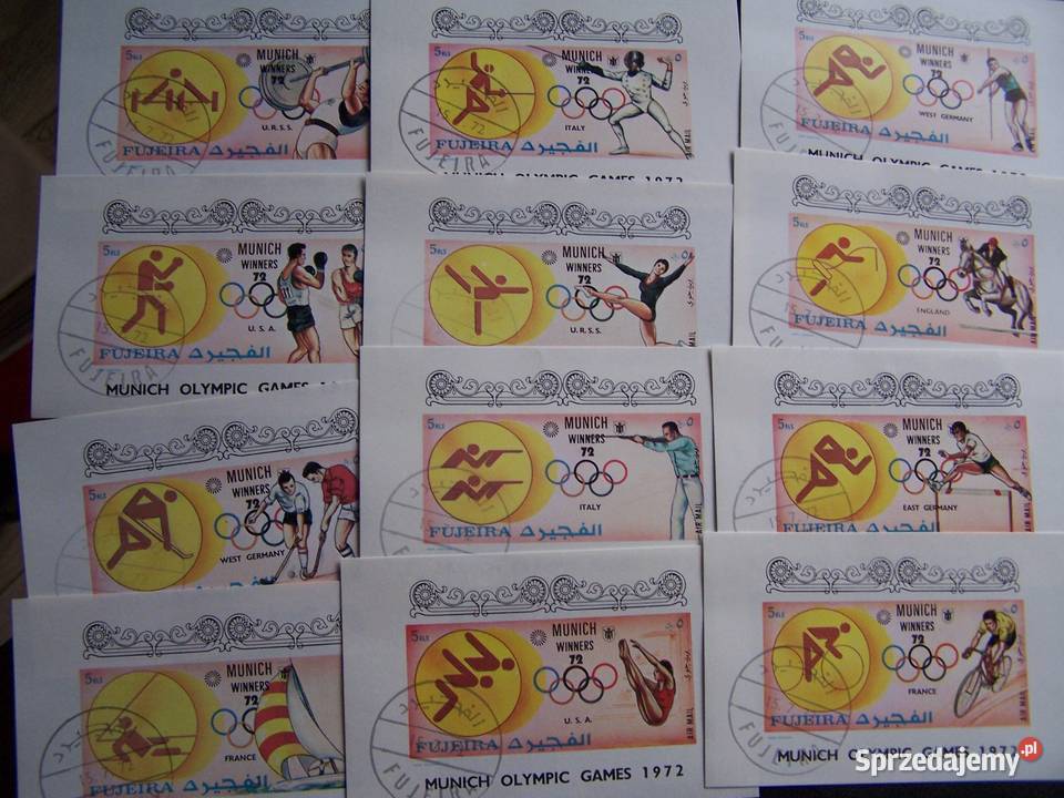 Fujeira CTO 1972 Olimpiada Monachium 72 Tychy