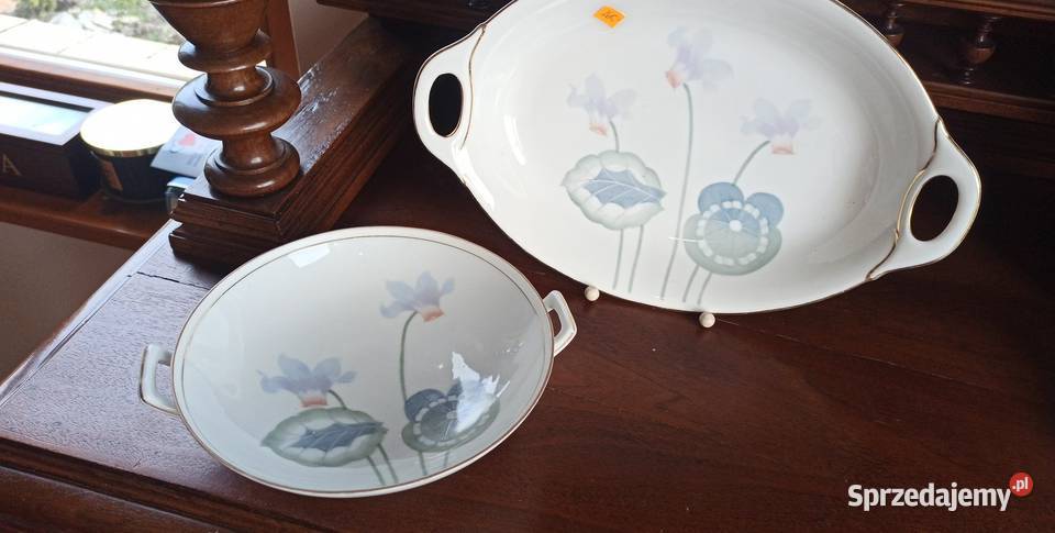 Patera Carl Tielsh Altwasser Silesia 1925 r Porcelana i szkło sprzedam