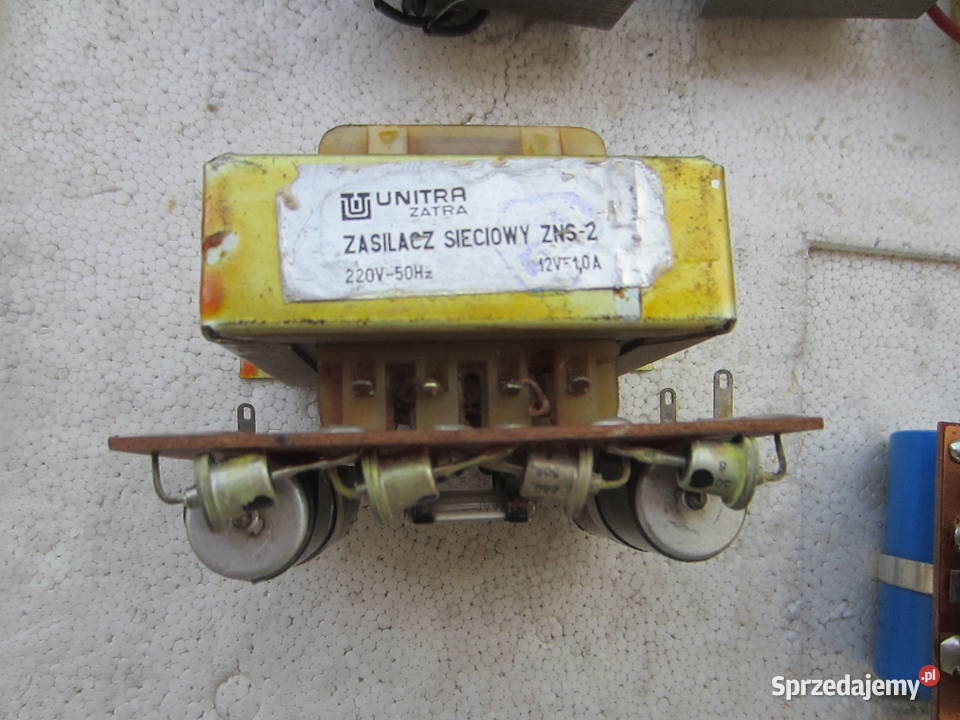 Zasilacz sieciowy ZNS-2 ZNS2 unitra ZATRA 12V 1A trafo