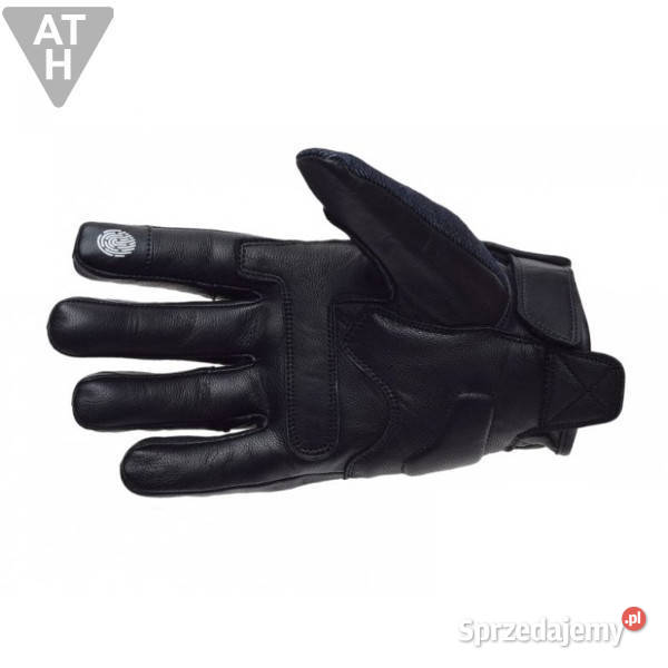 RĘKAWICE MOTOCYKOWE JEANSOWO SKÓRZANE OBSUGA Mrągowo