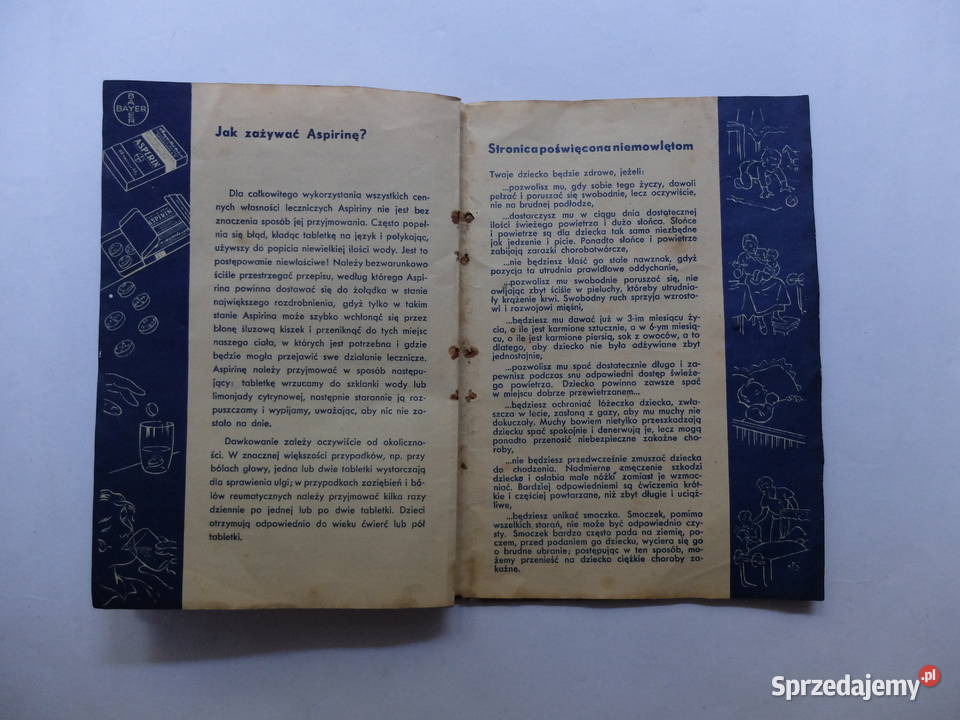Stara reklamówka Bayer Aspirin okres sprzedam