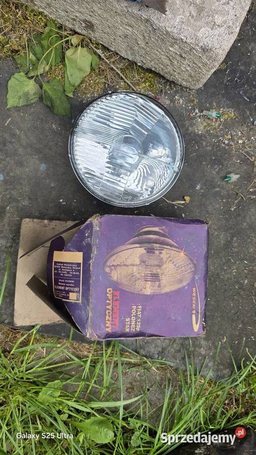 Reflektor lampy Fiat 125pPilonezStar Lampy przednie Lampy przednie Nysa