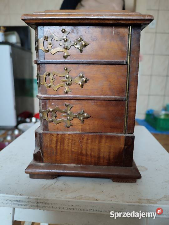 Szkatułka antyk oryginał poniemiecki jedyna w