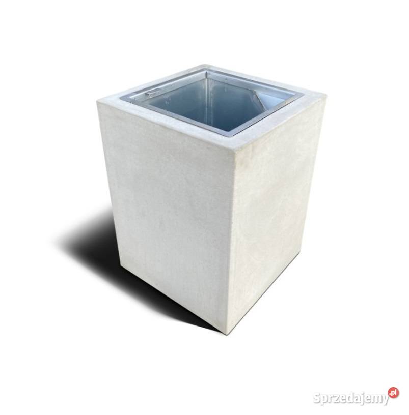 Kosz beton architektoniczny wkład 50l parkowy