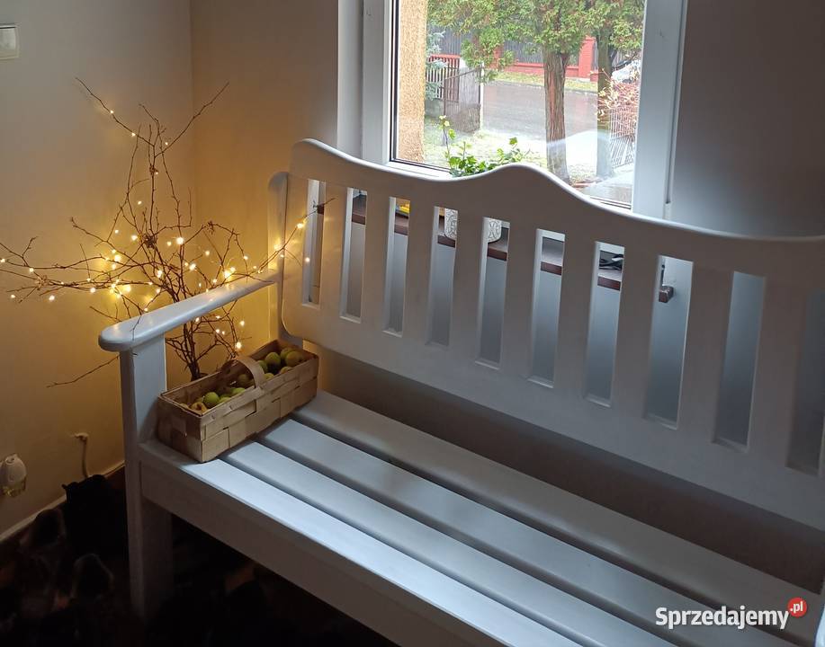 Ławka ławeczka ogrodowa drewniana na wymiar Warszawa