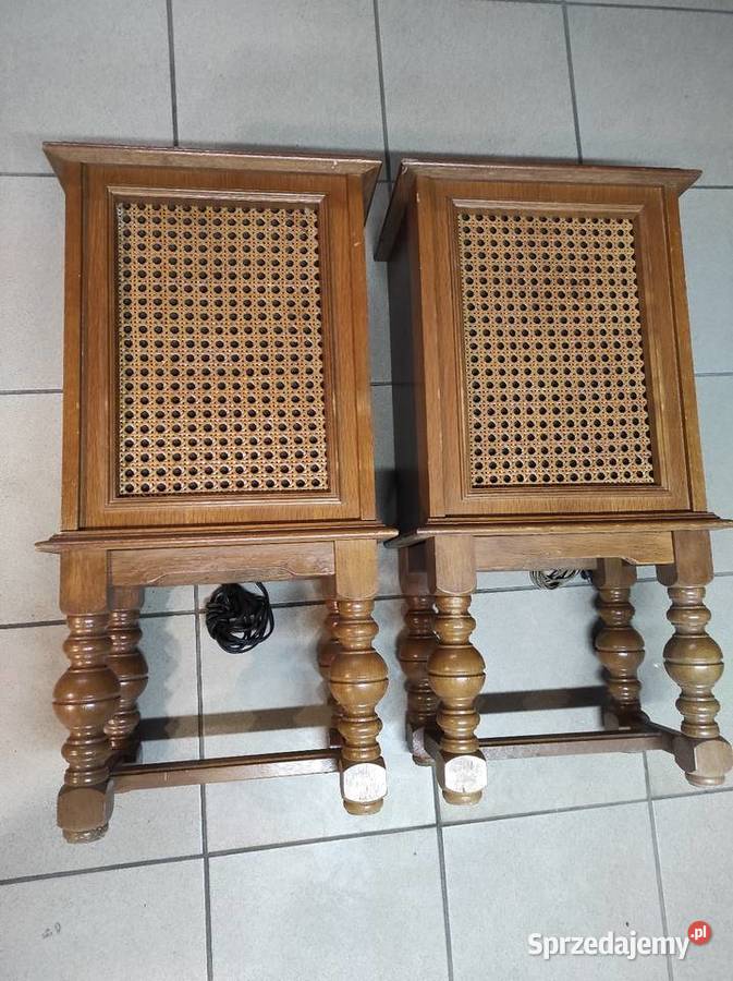 Kolumny głośnikowe retro śląskie
