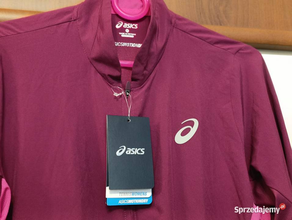 Asics Club Jacket Bluza tenisowa Plum 1302586019 Rozmiar 38(M) Poznań