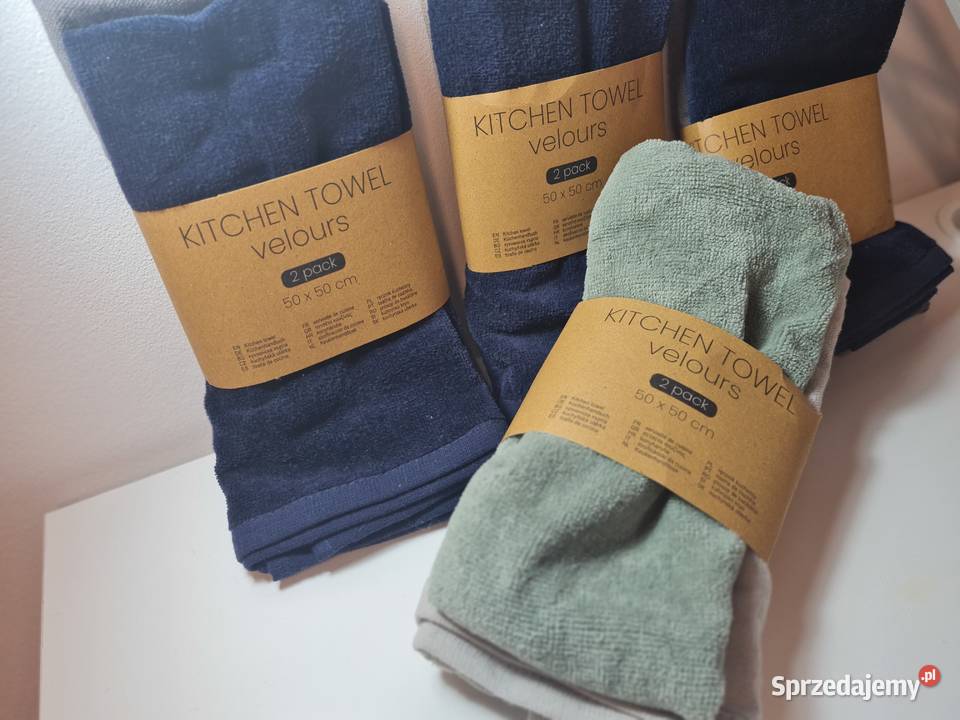 Welurowe ręczniki kuchenne 2pc Ręczniki Krasne-Lasocice