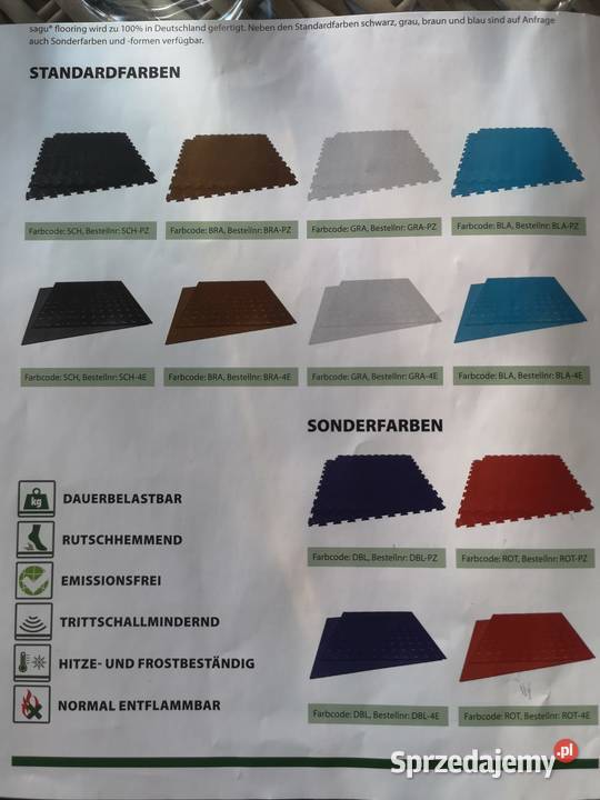 Sprzedam płyty gumowe Kożuchów