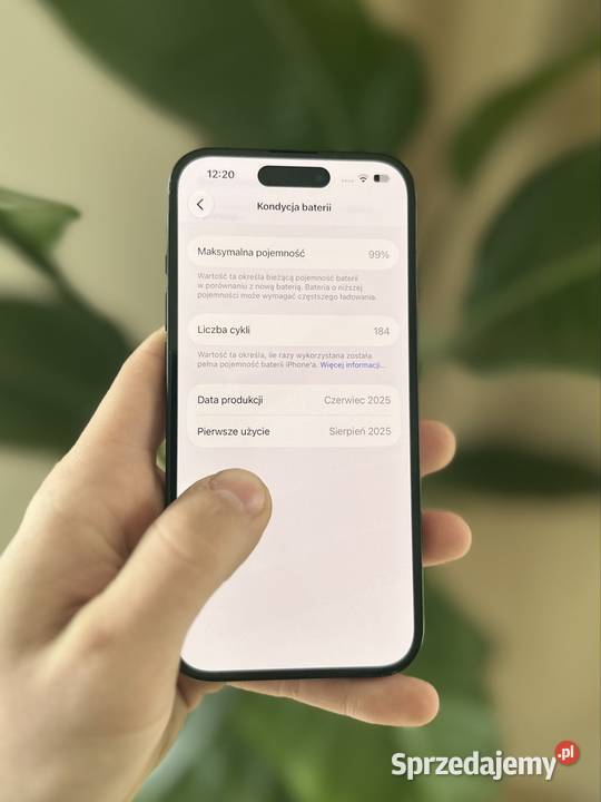 iPhone 15 128GB 99 Black Stan Bełchatów