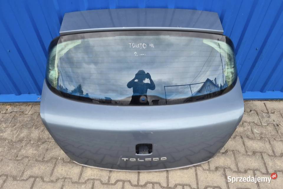 GOŁA KLAPA BAGAŻNIKA Z SZYBĄ SEAT TOLEDO III 3 osobowe Działoszyce