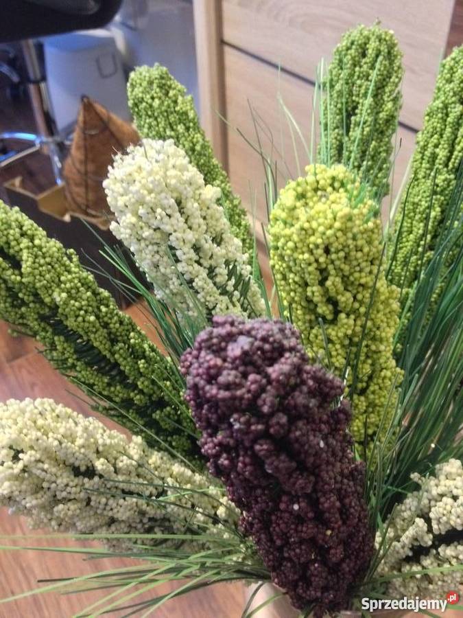 Kwiaty do wazonu sztuczne pałki dekoracja małopolskie