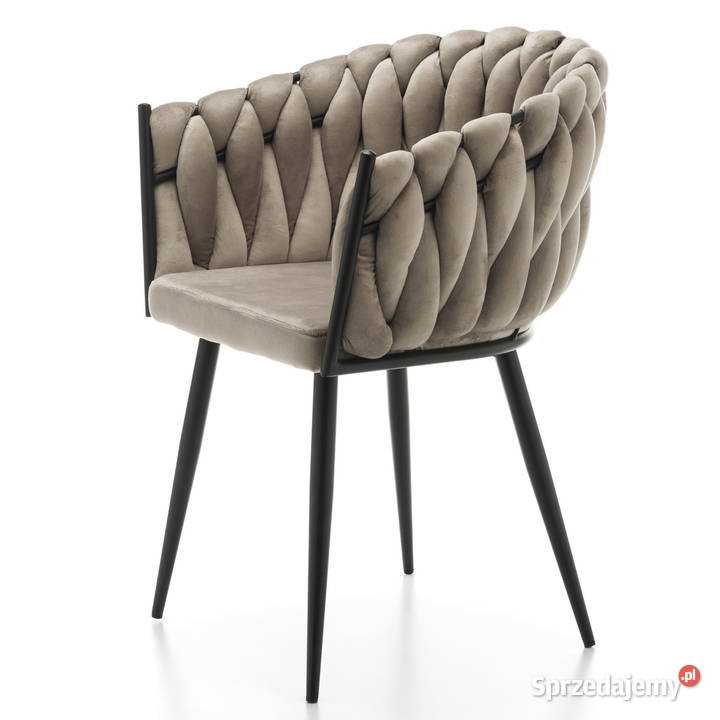 Ceimnobeżowe Krzesło Latina Wysyłka 24H Dostawa wielkopolskie Tarchały Małe