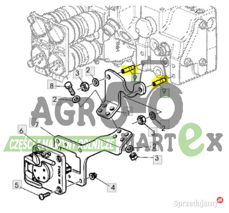 42M7094 KOŁEK GWINTOWANY JD Wichrów