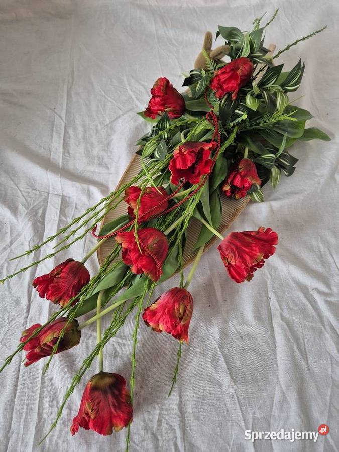 Dekoracja nagrobna stroik kompozycja na cmentarz Pleszew sprzedam