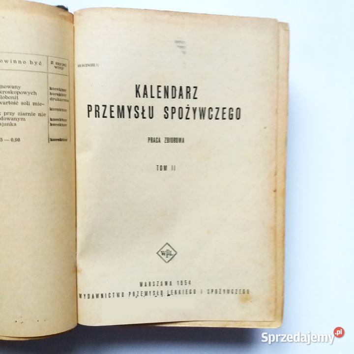Kalendarz Przemysłu Spożywczego Praca Zbiorowa Łódź