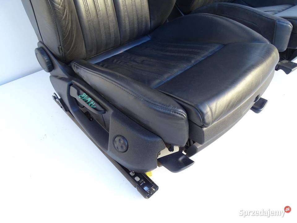 FOTELE FOTEL KANAPA PÓŁSKÓRA KOMPLET SLINE AUDI