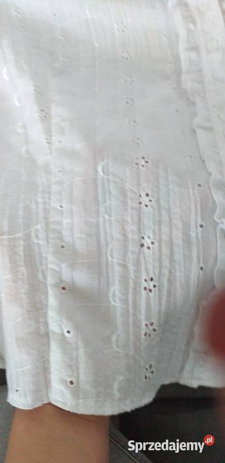 Bluzka biała Bez wzoru Warszawa