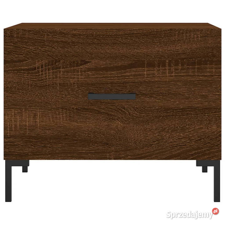 Stolik kawowy brązowy dąb 50x50x40 WM829410 Warszawa sprzedam