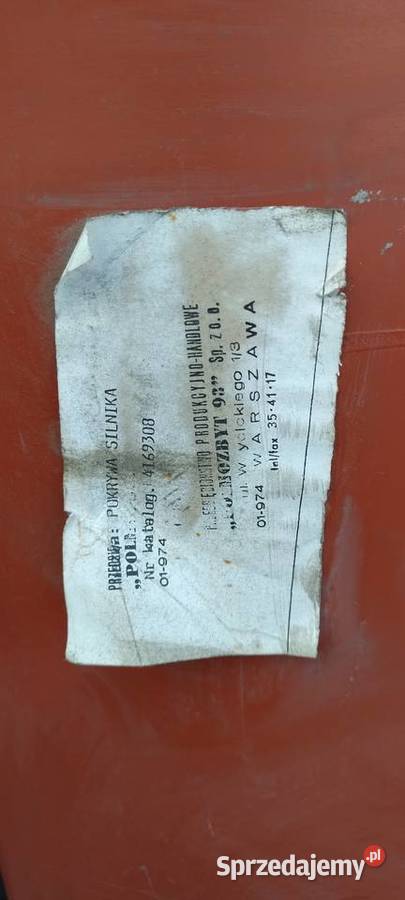 Fiat 125p FSO maska nowa fabryczna osobowe Olesno