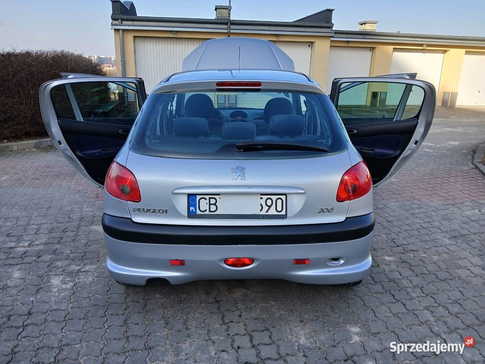 Peugeot 206 11benz20032004 bezrdzy klima elektrochrom. lusterka boczne Peugeot Bydgoszcz