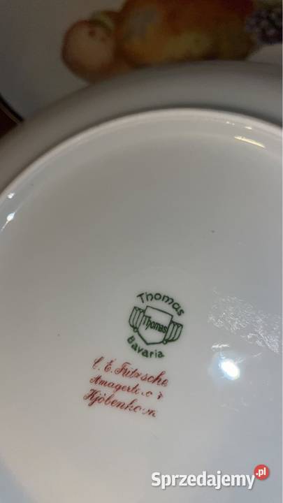 Talerzyk z owocami Rosenthal Syg Thomas Bavaria Porcelana i szkło pomorskie Gdańsk sprzedam