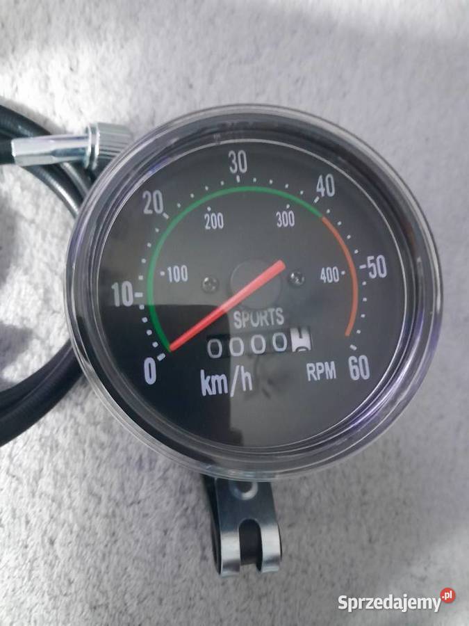 Licznik prędkościomierz rowerowy na linke Części i akcesoria łódzkie Konstantki