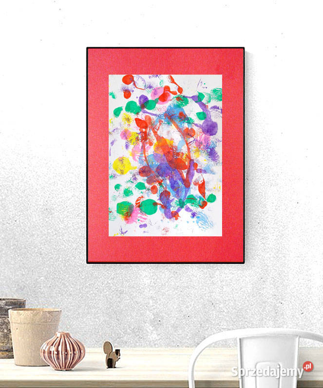 abstrakcyjny rysunek nowoczesny obraz abstrakcja Opole