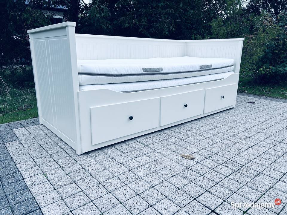 IKEA HEMNES Łóżko Leżanka z 3 szufladami 2