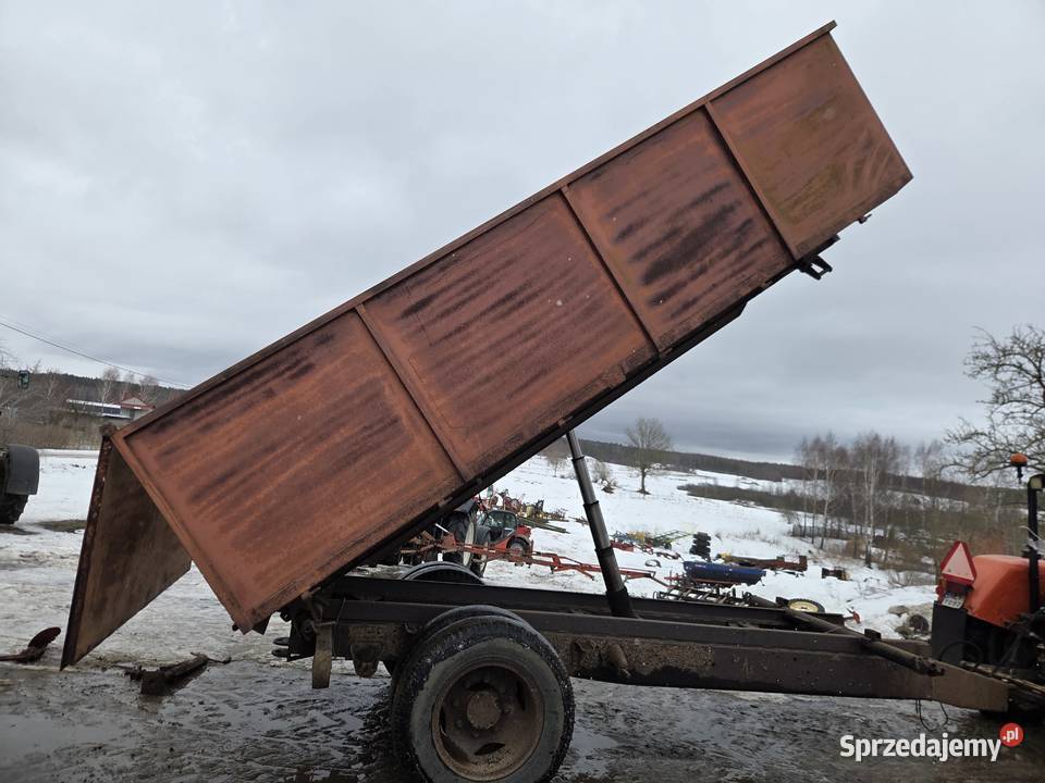 Przyczepa jednoosiowa wywrotka Lubomino