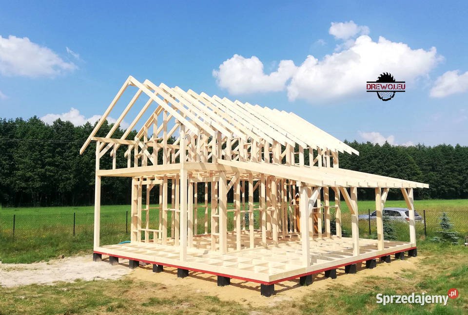 Nowoczesna stodoła Szkielet domku 35m2 na Skomielna Czarna sprzedam