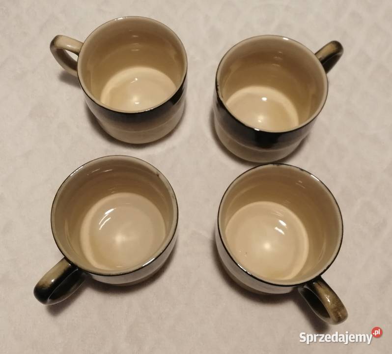 Filiżanka zielonkawa Tułowice Made in Poland śląskie Czeladź