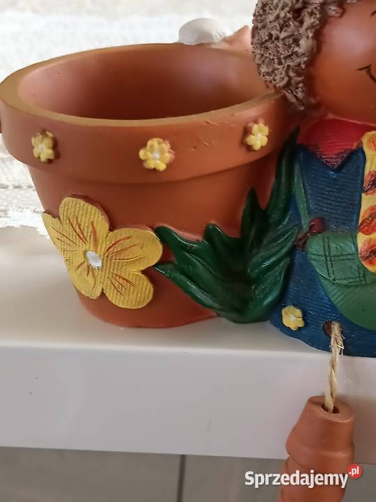 Doniczka osłonka dekoracja ogrodowa na kwiaty
