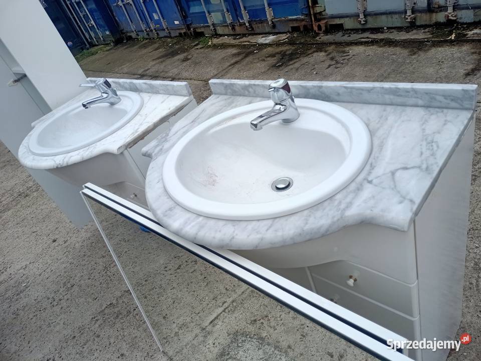 Meble łazienkowe komplet dwa zestawy jeden Wola Zarczycka