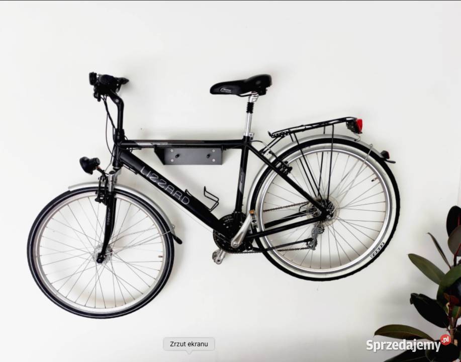 czarny nowoczesny wieszak na rower loft Białystok