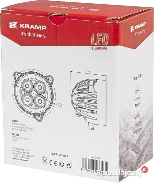 Lampa robocza LED do Case IH John Deere Massey Kamionna