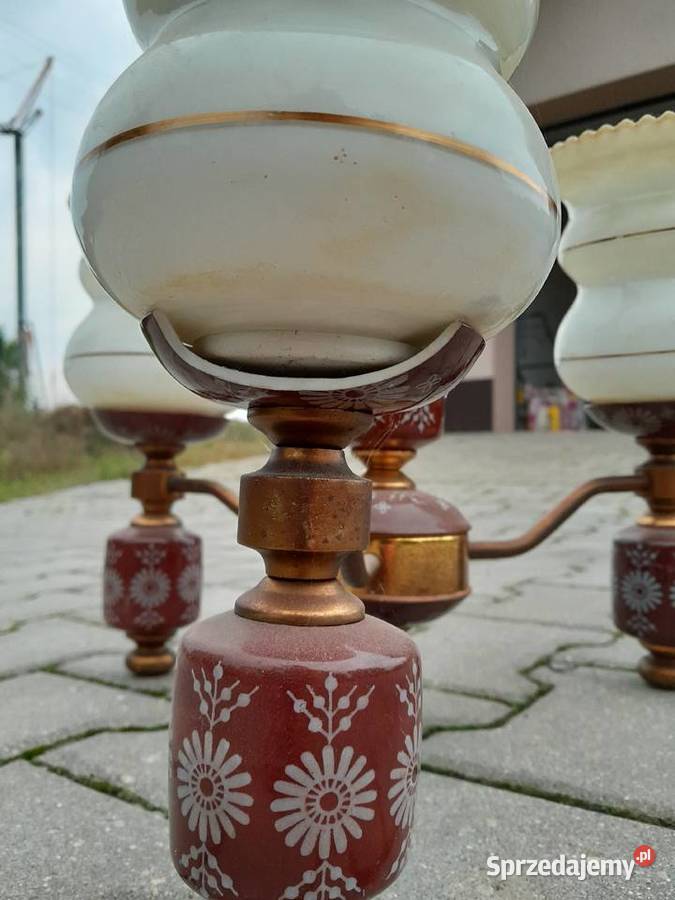 Żyrandol PRL Lublin